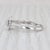 2010s 0.42ctw Diamond Halo Engagement Ring 14k White Gold Size 7 Emerald Cut, Size 7 For Sale - Image 5 of 8