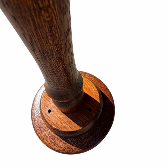 Farmhouse Vintage Handmade Tall Pillar Candleholder For Sale - Image 3 of 5