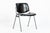 Six Mid Century Italian DSC 106 Leather Stacking Chairs by Giancarlo Piretti for Castelli, 1980s For Sale - Image 11 of 16