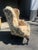 Stunning vintage wingback armchair by premium American furniture maker Knob Creek. This high-quality statement piece...