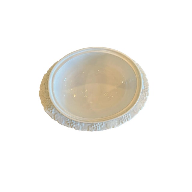 Vintage Grazia Deruto White Soup Tureen With Platter and Spoon For Sale - Image 10 of 13