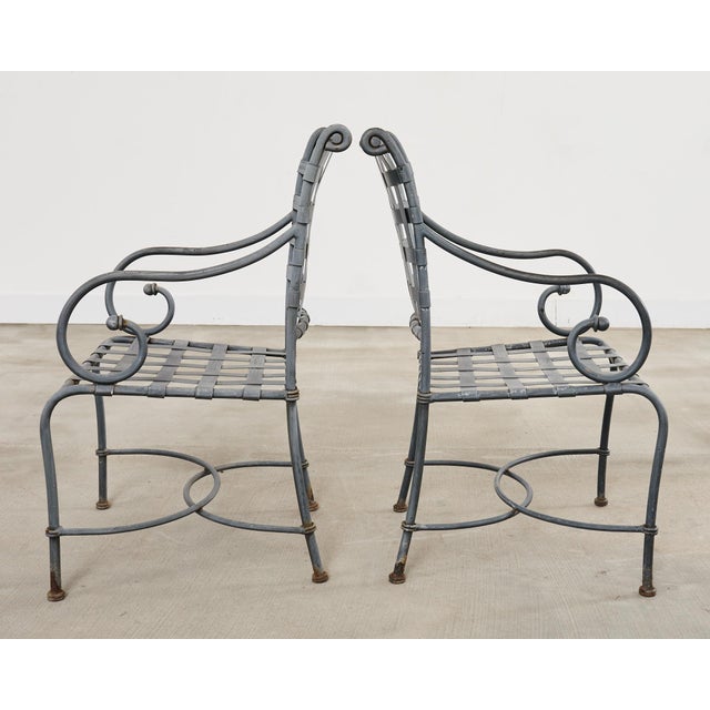 Brown Jordan Florentine Style Patio Garden Dining Suite For Sale - Image 9 of 12