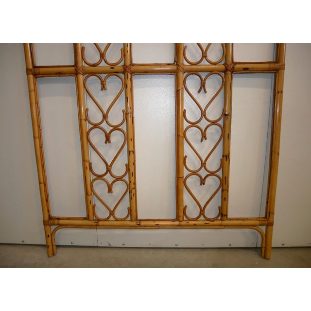 Vintage Bamboo and Wicker Wall Coat Rack, 1960s For Sale - Image 12 of 17