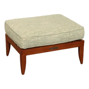 Early 21st Century Tommy Bahama Outdoor Patio Faux Wood Ottoman