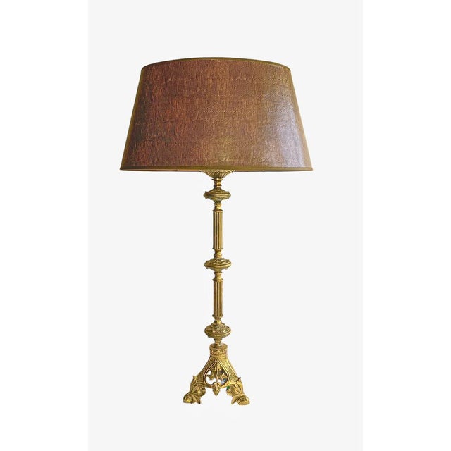 Early 20th Century Renaissance French Table Lamp, 1890s For Sale - Image 15 of 15