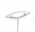 George Kovacs Mid Century Modern Thin Profile Elegant Estiluz Hallogen Floor Lamp Torchere For Sale - Image 4 of 7