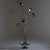 Floor lamp with vase-shaped base and five arms with round lampshades, reminiscent of a stylised flower bouquet. Up to 250V...