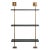 Not Yet Made - Made To Order Marais 3-Tier Black & Brass Shelf 36" For Sale - Image 5 of 6