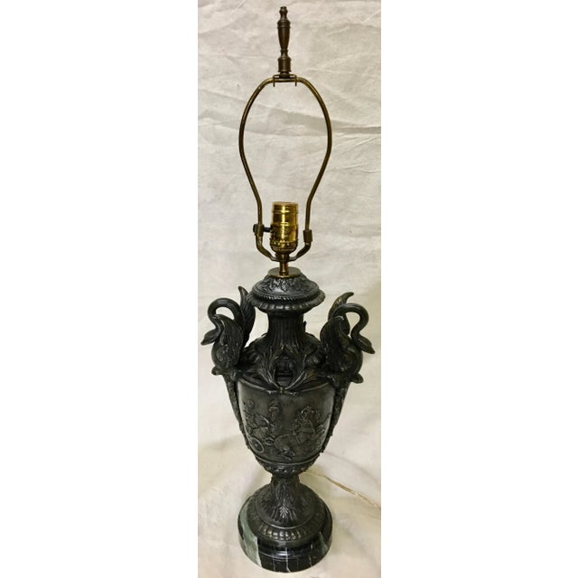 1920s Vintage Classical Inspired Urn Lamp For Sale - Image 11 of 11