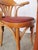 Wood Bentwood Dining Chairs in Red Faux Leather, 1970s, Set of 3 For Sale - Image 7 of 18