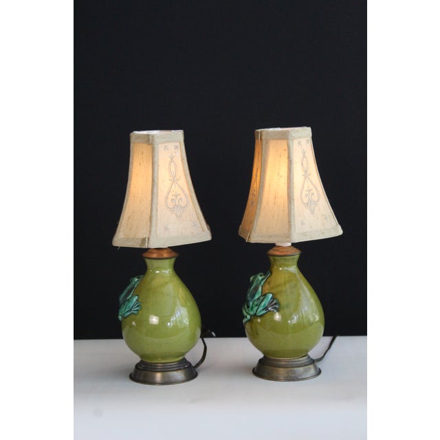 Mid 20th Century Petite Pair Bitossi Influence Lamps - a Pair For Sale In Miami - Image 6 of 12