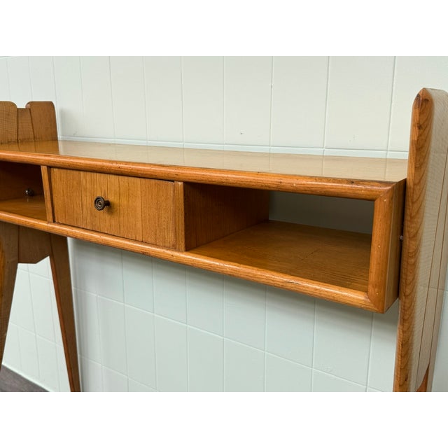 Tan Vintage Italian Console Table, 1950s For Sale - Image 8 of 18