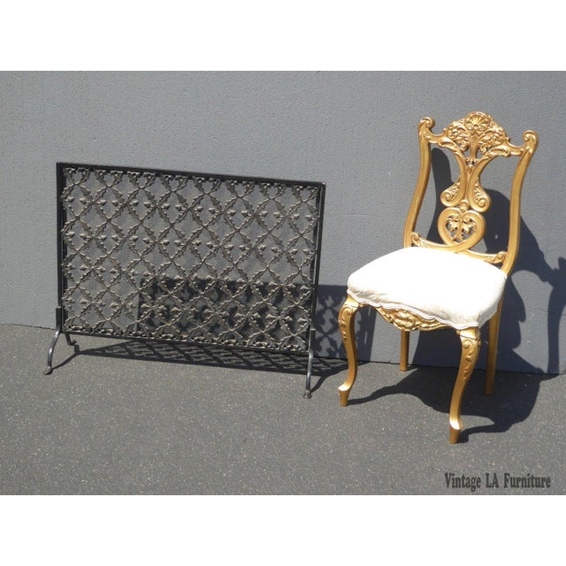 Vintage Spanish Style Metal & Wrought Iron Decorative ...