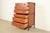 John Van Koert for Drexel Counterpoint Mid-Century Modern Sculpted Walnut Highboy Dresser, 1950s For Sale In South Bend - Image 6 of 18