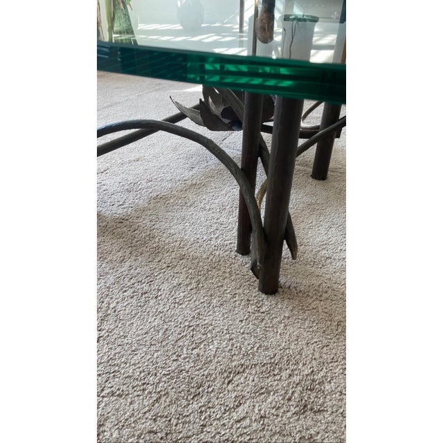 1970s 1970s Brutalist Silas Seandel Lotus Coffee Table For Sale - Image 5 of 13