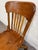 Vintage Tiger Oak Adjustable Swivel Desk Banker Lawyer Jury Office Chair For Sale - Image 9 of 10