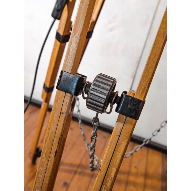 Grey 2KW Fresnel Spotlight Floor Lamp with Tripod from Arri, Germany, 1950s For Sale - Image 17 of 18