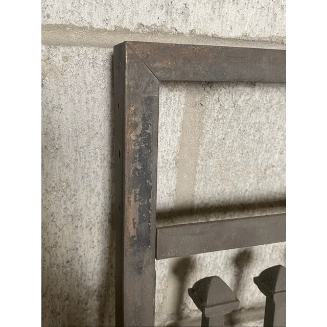 18.5” wide 24” tall The window can open. In good working condition. This is an authentic antique bank teller window...