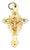 Crucifix Pendant in 19.2k Gold For Sale