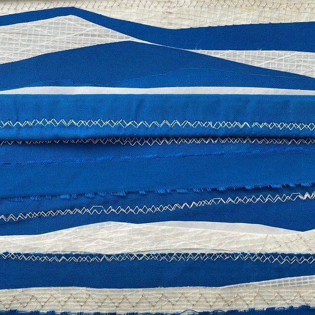 Textile Contemporary Semi-Abstract​ Mixed Media Nautical Sailcloth Landscape​ - By JJ-Hogan | Where the Ethos Is Positive For Sale - Image 7 of 10