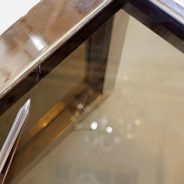 Coffee Table attributed to Belgo Chrome De Wulf, Belgium, 1960s For Sale - Image 7 of 11