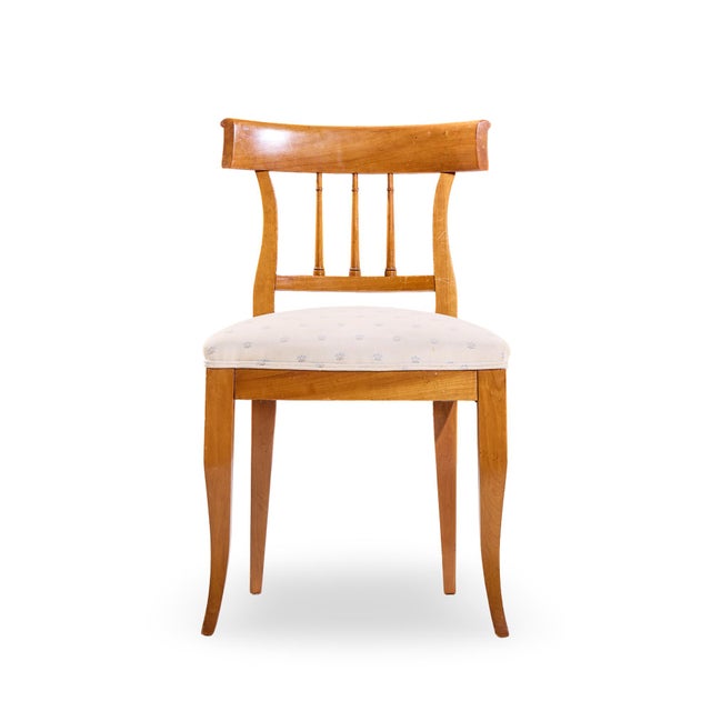 Late 20th Century Kindel Furniture French Regency Solid Cherry Wood Dining Side Chairs - Pair For Sale - Image 5 of 12