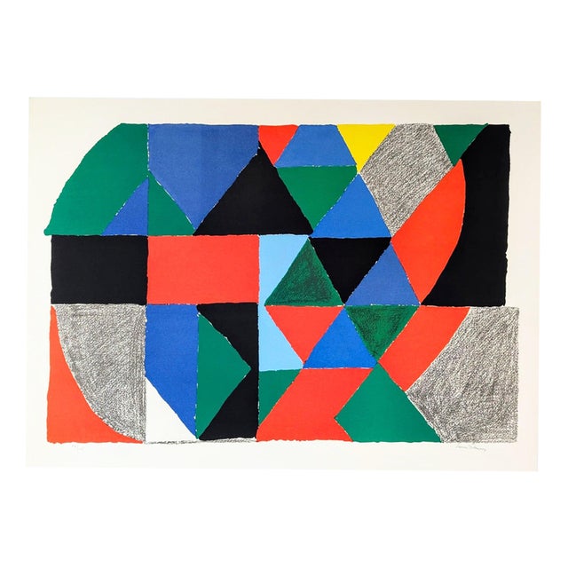 Sonia Delaunay, Polyphony, 1971, Lithograph For Sale