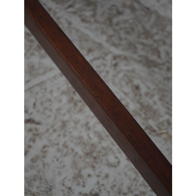 Maitland Smith Double Hand Mahogany Quilt Rack For Sale - Image 13 of 15