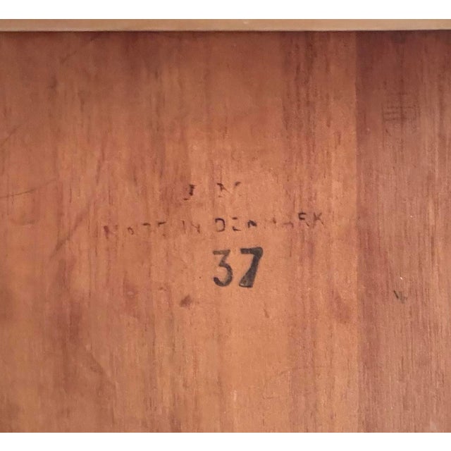 1960s Danish Teak MCM Extendable Dining Room Table - Made in Denmark For Sale - Image 12 of 12