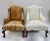 Children's Wingback Vanity Chair in White Cowhide For Sale In Los Angeles - Image 6 of 7