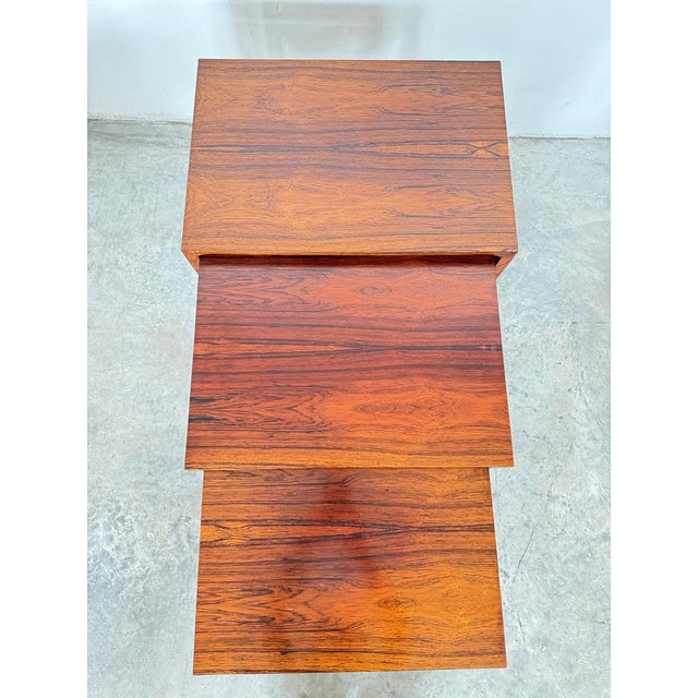 Mid-Century Nesting Side Tables from Renz, 1960s, Set of 3 For Sale - Image 9 of 12
