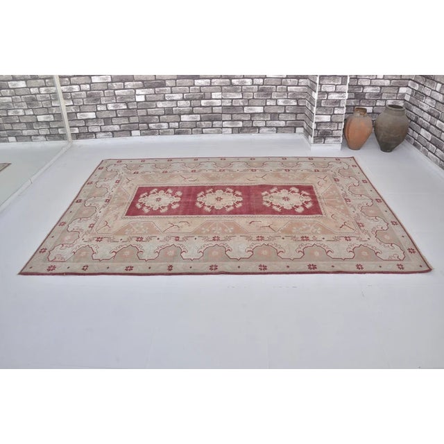 Textile 1960s Oversize Anatolian Turkish Floor Carpet For Sale - Image 7 of 11