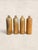 Four salt-glazed stoneware bottles that once held mineral water, schnapps, or gin on the shelves of European merchants and...