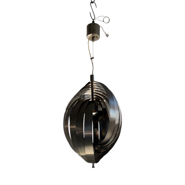 Vintage Pendant Light by Henri Mathieu, 1970s For Sale