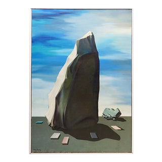 Alexis Keunen, Infinity of Time and Space, 1959, Oil on Canvas For Sale