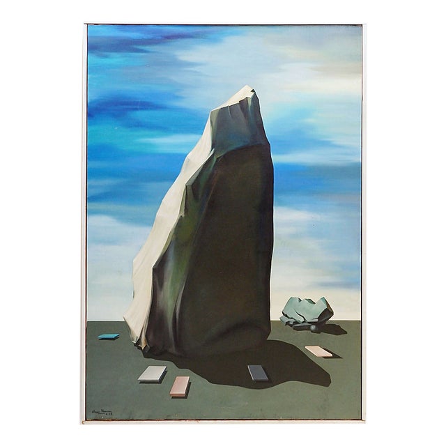 Alexis Keunen, Infinity of Time and Space, 1959, Oil on Canvas For Sale