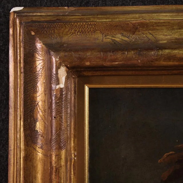 Italian Artist, David with the Head of Goliath, 1670, Oil on Canvas, Framed For Sale - Image 6 of 16