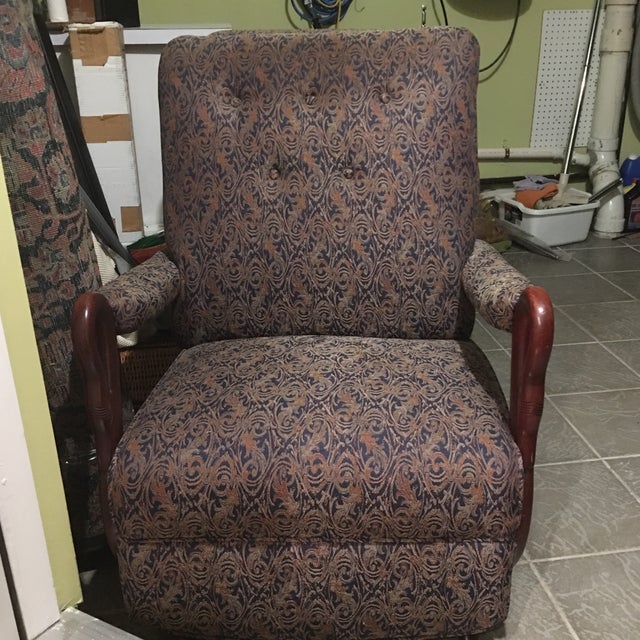 1930’s Swan Arm Rocking Chair Chairish