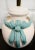 Vintage Tiffany Blue Raised Ribbon Ginger Jar Regency Ceramic Table Lamps- a Pair For Sale In West Palm - Image 6 of 9
