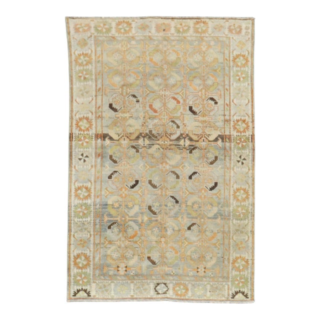 Early 20th Century Zabihi Collection Beautiful Persian Malayer Scatter Rug - 3'4" x 5'2" For Sale
