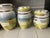 Metal Kitchen Ceramic Storage Canisters - Set of Three For Sale - Image 7 of 14