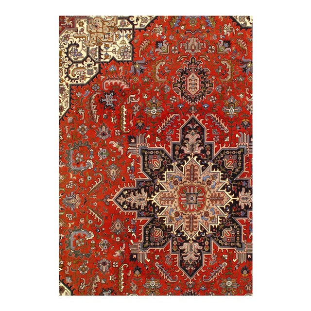 During the great revival of rug weaving in the nineteenth century, Tabriz still had it's master rug weavers designers like...