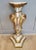 Baroque Vintage Italian Baroque Carved Giltwood Pedestal For Sale - Image 3 of 11