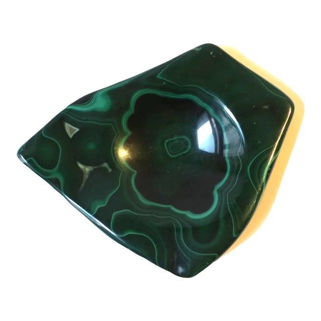 Malachite Jewelry Dish For Sale