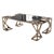 Not Yet Made - Made To Order "Inizio" Coffee Table With Bronze and Stainless Steel, Handcrafted For Sale - Image 5 of 10