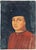 Sirio Pellegrini, Self Portrait After Antonello Da Messina, 1969, Oil Painting on Canvas For Sale