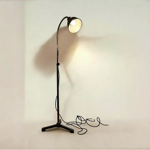 German Modern Bauhaus Floor Lamp by Christian Dell for Bünte & Remmler, 1930s For Sale - Image 15 of 18