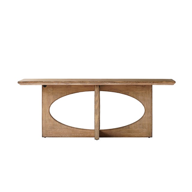 New item. Crafted from upcycled pine wood and dressed in a new antique natural finish, the Brutus Dining Table is a large...