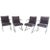 Set of Four Dining Chairs by Milo Baughman for Design Institute of America For Sale In New York - Image 6 of 6