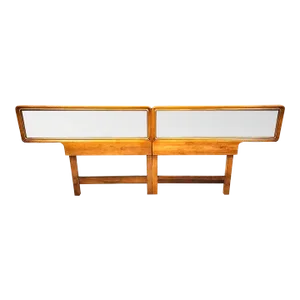 MCM Queen Headboard Mirrored by American of Martinsville